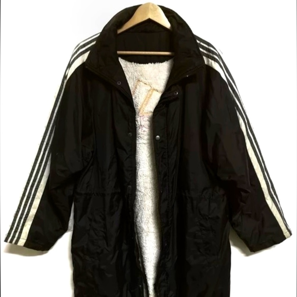 Adidas VINTAGE- long Sherpa jacket